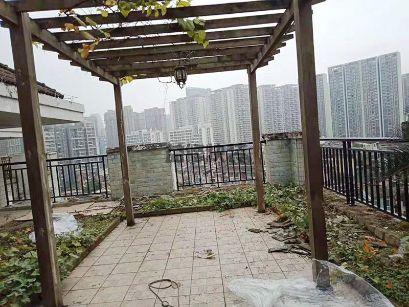 北京石景山屋顶露台栏杆翻新,水电改造,橱柜安装(图2)