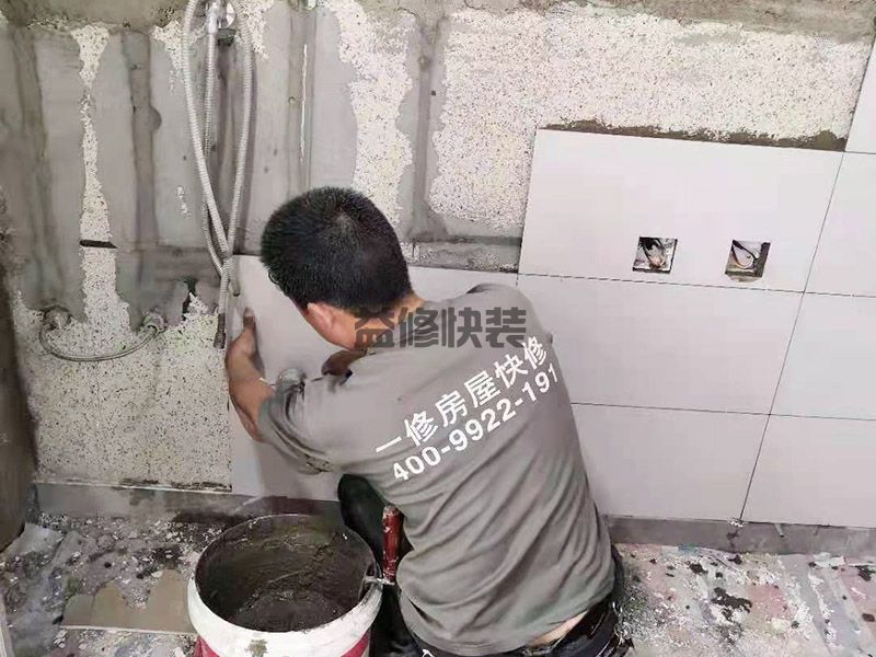 天津河东区墙砖铺贴,墙面翻新,卫生间装修(图2)