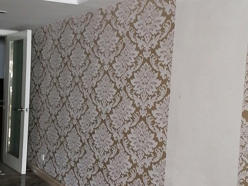 鄂州梁子湖区客厅撕壁纸